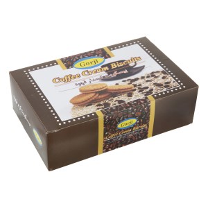 بیسکوییت کرمدار قهوه جعبه گرجی 420 گرم