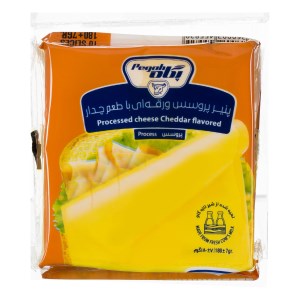 پنیر پرورده ورقه ای با طعم چدار پگاه 180 گرم
