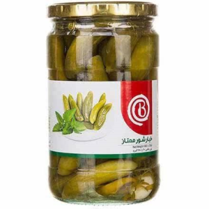 خیارشور ممتاز شیشه بیژن 660 گرم