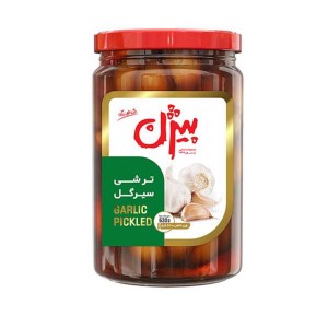 ترشی سیر گل شیشه بیژن 630 گرم