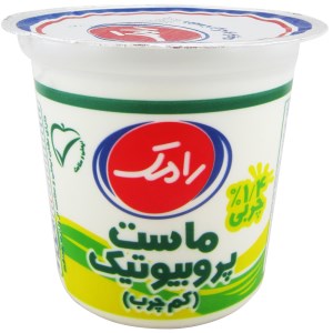 ماست پروبیوتیک کم چرب رامک 650 گرم
