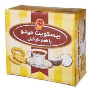 بیسکوییت نارگیلی خانواده مینو 700 گرم