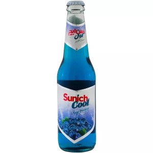 نوشیدنی گازدار بلوبری سن ایچ کول شیشه 330 م