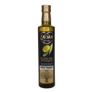 روغن زیتون تصفیه شده لادن شیشه 500 گرم