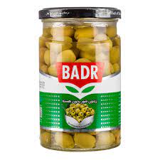 شور زیتون ویژه بدون هسته بدر 630 گرم