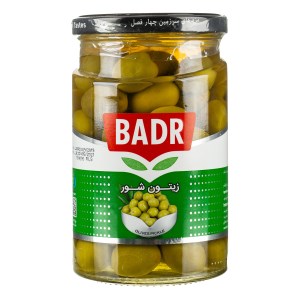 شور زیتون ویژه با هسته بدر 650 گرم