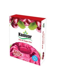 پودر ژله با طعم آلبالو بدون قند رژیمی کامور 36 گرم