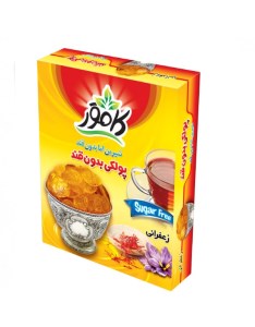 پولکی زعفرانی بدون قند و رژیمی کامور 150 گرم