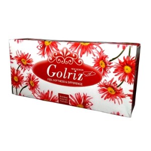 دستمال کاغذی گلدار گلریز 200 برگ