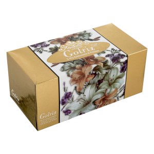 دستمال کاغذی گلدار طلایی نقره ای گلریز 300 برگ
