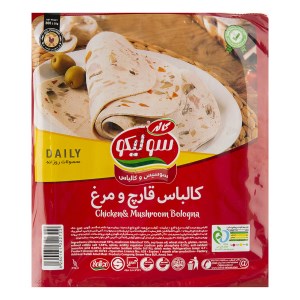 کالباس قارچ و مرغ وکیوم سولیکو کاله 300 گرم
