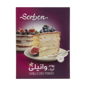 پودر کیک وانیل 500 گرمی سوربن