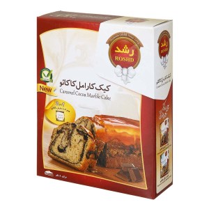 پودر کیک کارامل کاکائو رشد 500 گرم