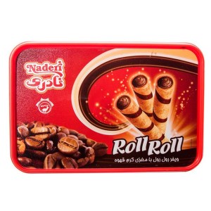 ویفر رول رول پذیرایی قهوه نادری 250 گرم