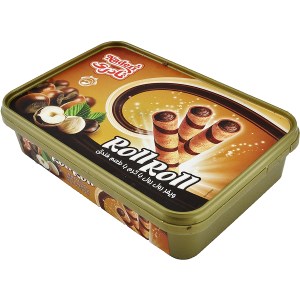 ویفر رول رول پذیرایی فندق نادری 250 گرم