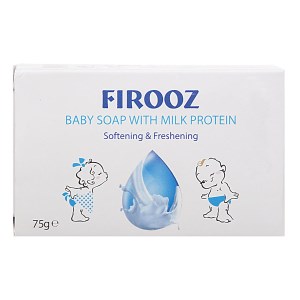 صابون بچه پروتئینه شیر فیروز 75 گرم