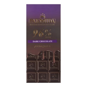 تابلت شکلات دارک 96% پارمیدا 80 گرم