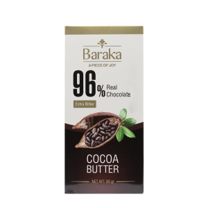 شکلات تابلت 96% باراکا 80 گرم