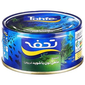 کنسرو تن ماهی شویدی تحفه 180 گرم