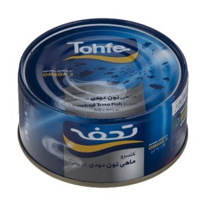 کنسرو تن ماهی دودی تخفه 180 گرم