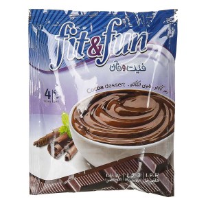 پودینگ فوری شکلاتی فیت و فان 110 گرم
