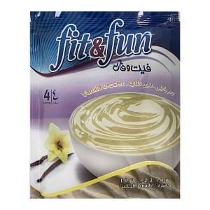 پودینگ فوری وانیلی فیت و فان 110 گرم