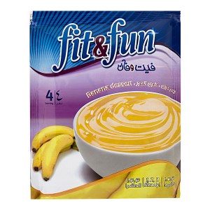 پودینگ فوری موزی فیت و فان 110 گرم