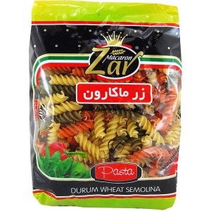 ماکارونی فرمی سبزیجات مته ای زر ماکارون 500 گرم