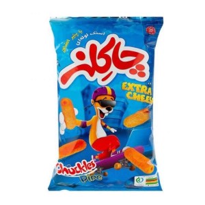 اسنک لوله ای پنیری چاکلز 65 گرم