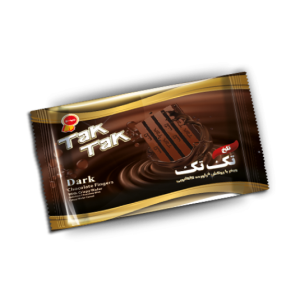 شکلات تک انگشتی کاکائویی تلخ با مغز ویفر درکیت 25 گرم