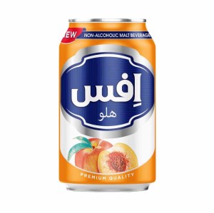 نوشیدنی بدون الکل هلو قوطی افس 330 میل
