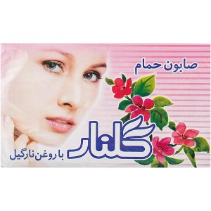 صابون حمام صورتی تکی گلنار 130 گرم