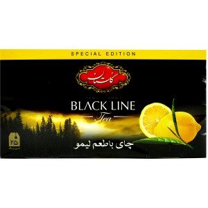 چای تی بگ با ظعم لیمو گلستان 25 عددی