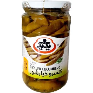 خیارشور ممتاز شیشه یک ویک 650 گرم
