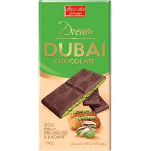 شکلات دوبی چاکلت دریم شیرین عسل 130 گرم