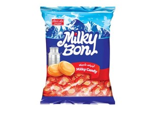 آبنبات مینی بیضی شیری میلکی بن شیرین عسل 80 گرم