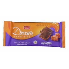 شکلات شیری با مغز کارامل دریم شیرین عسل 100 گرم