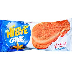 کیک وانیلی بیضی شیرین عسل 50 گرم