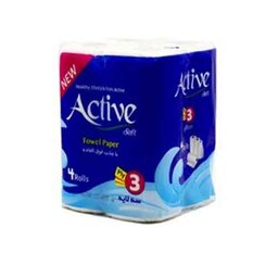 دستمال توالت دلسی اکتیو 4 قلو