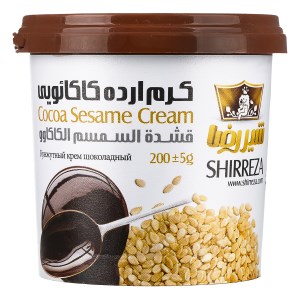 کرم ارده کاکائویی شیر رضا 200 گرم