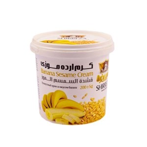 کرم ارده موزی شیر رضا 200 گرم