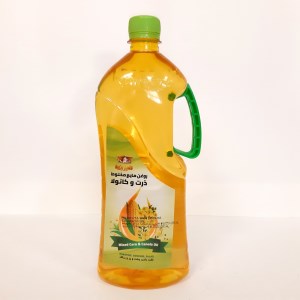 روغن ذرت و کانولا شیر رضا 980 سی سی