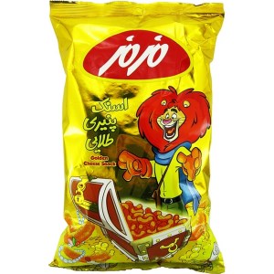 اسنک طلایی پنیری مزپف مزمز 85 گرم