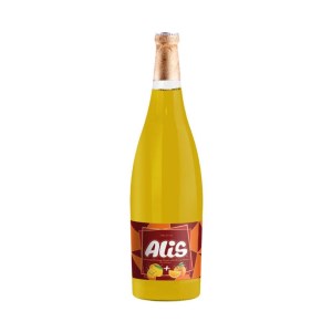 آبمیوه پرتقال انبه گازدار شیشه عالیس 750 گرمی
