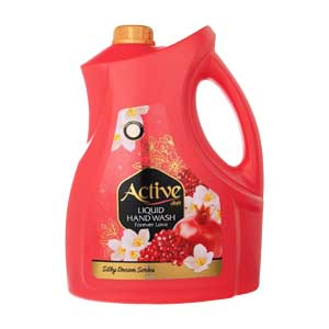 مایع دستشویی اکتیو صورتی 3750 گرم