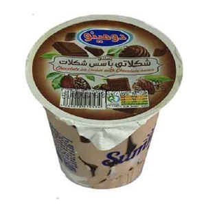 بستنی لیوانی کاکائو دومینو