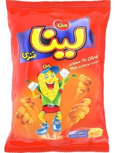 پفک فنری پنیری لینا 80 گرم