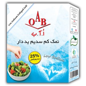 نمک کم سدیم یددار 400 گرم OAB