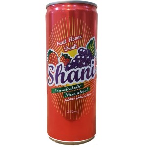 نوشابه گازدار شانی قوطی 250 سی سی